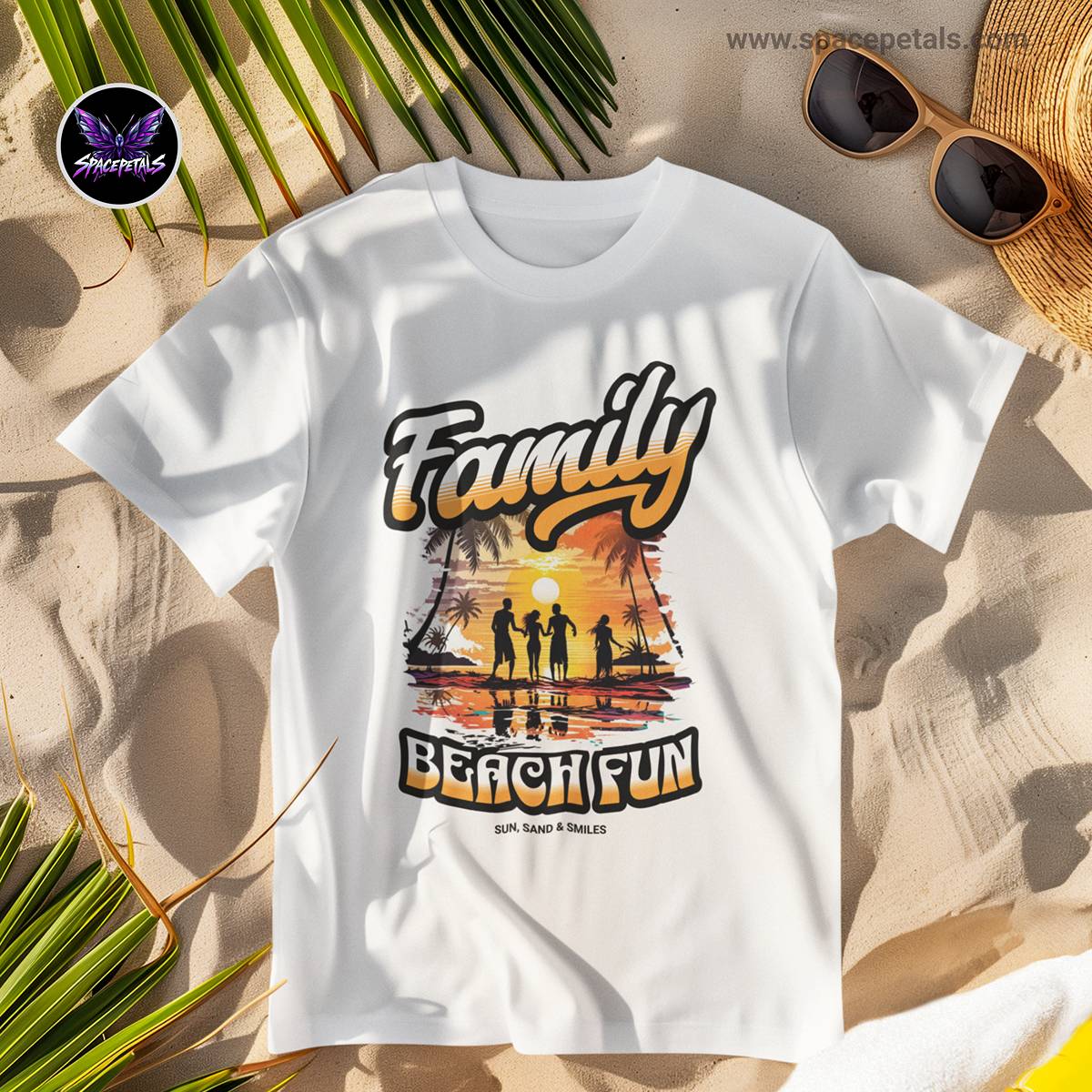 Family Beach Fun Unisex Classic Crew T-Shirt