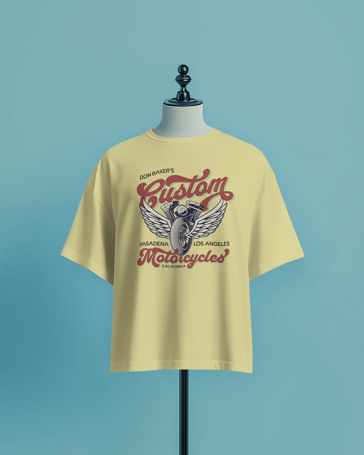 Custom Motorcycle Oversized Unisex T-Shirt