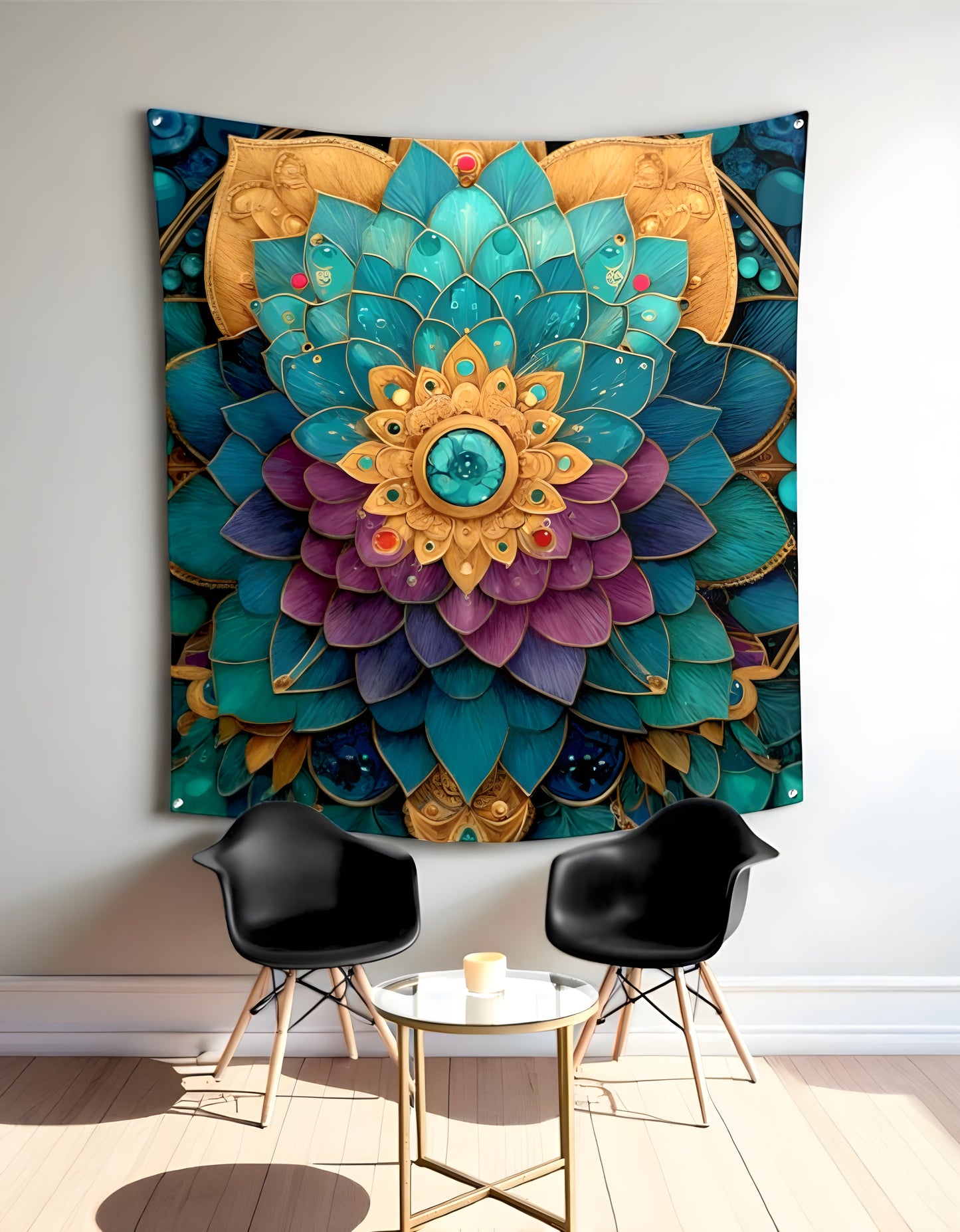 Golden Lotus Bloom