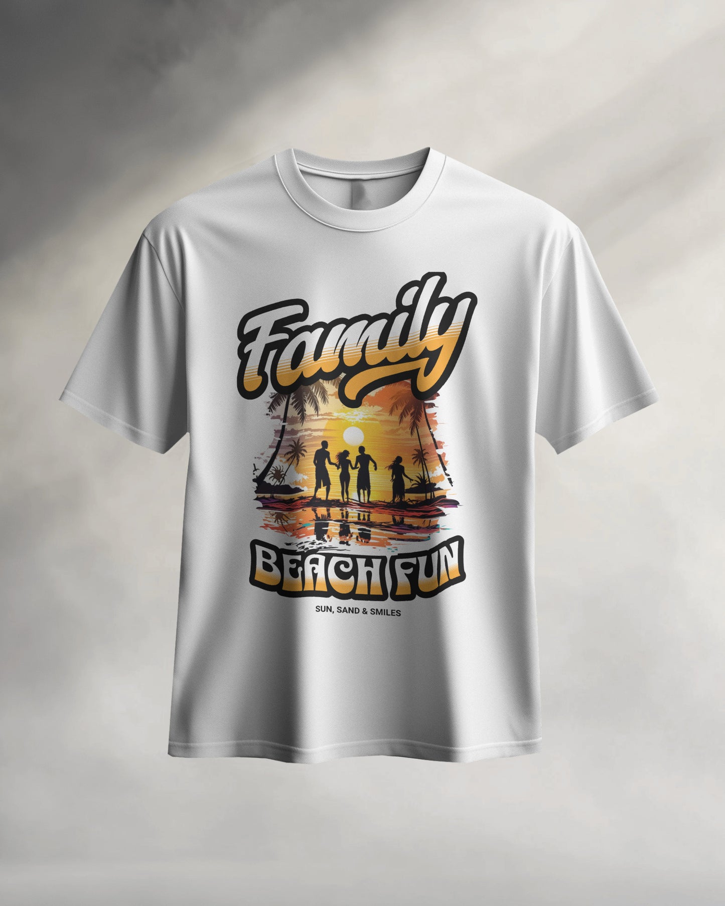 Family Beach Fun Unisex Classic Crew T-Shirt