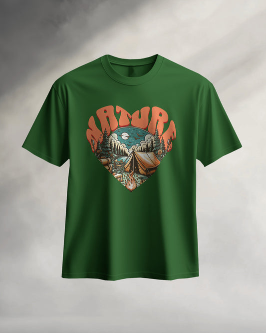 Nature Heart Unisex Classic Crew T-Shirt