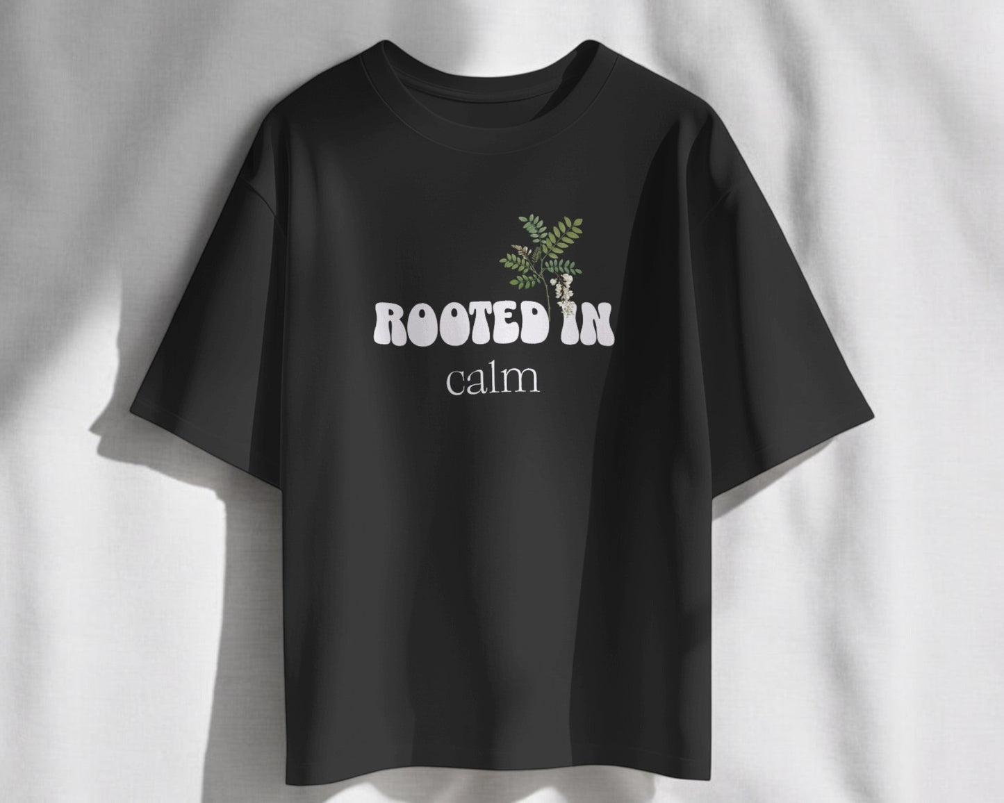 Rooted in Calm Unisex Oversized T-Shirt