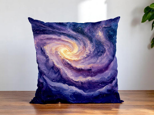 Nebula Veins – Fluid Art Cushion Cover