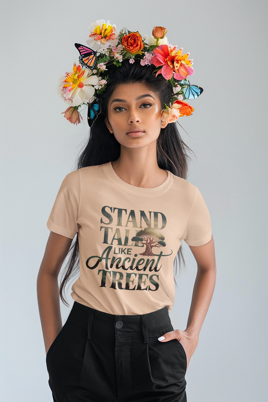 Stand Tall Like Ancient Trees Unisex Classic Crew T-Shirt