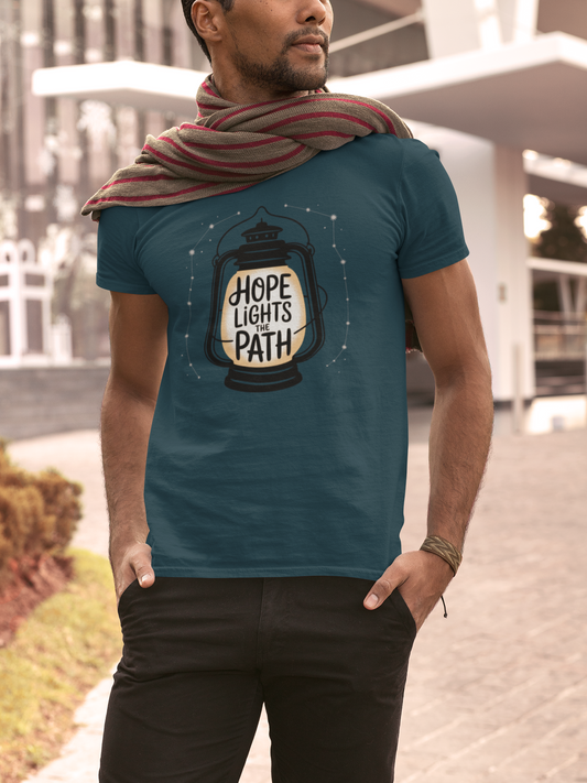 Hope Lights the Path Unisex Classic Crew T-Shirt