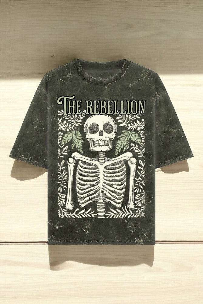 The Rebellion Unisex Textured Oversized T-Shirt