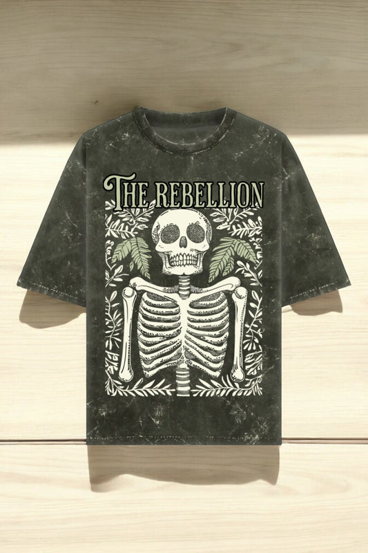 The Rebellion Unisex Textured Oversized T-Shirt