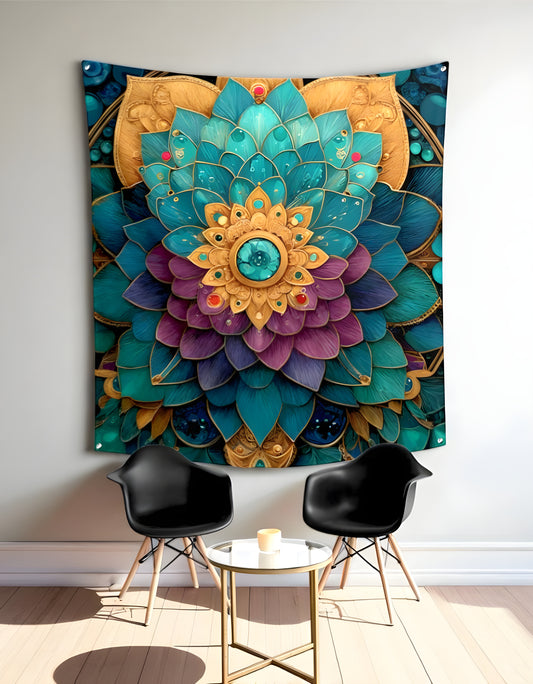 Golden Lotus Bloom